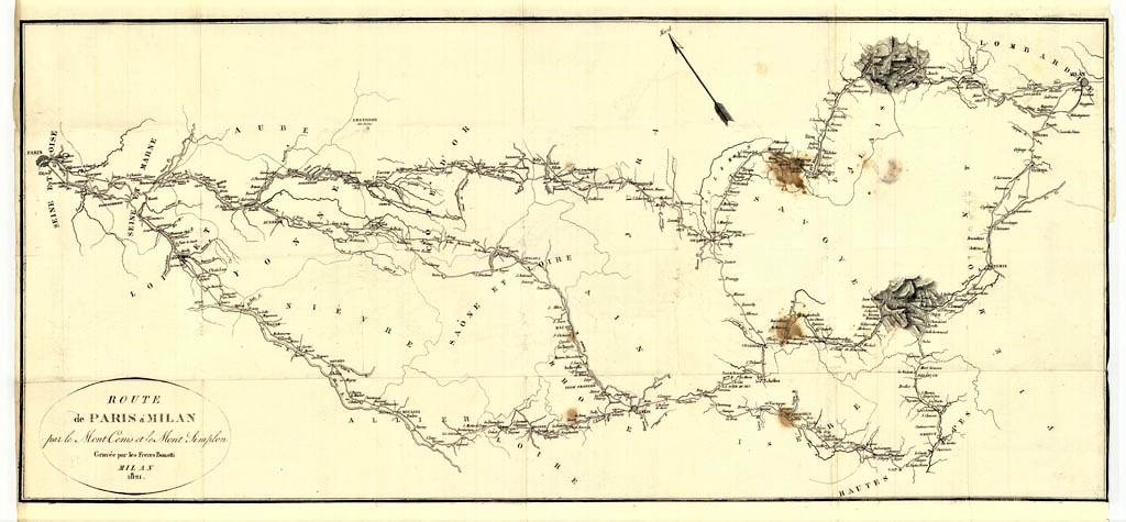 ROUTE DE PARIS A MILAN PAR LE MONT CENIS ET …