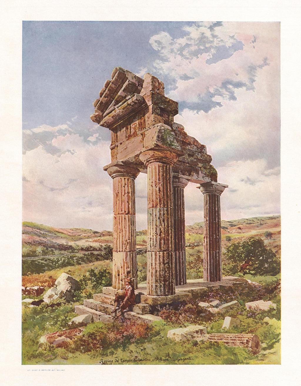 Rovine del Tempio di Castore e Polluce - Girgenti