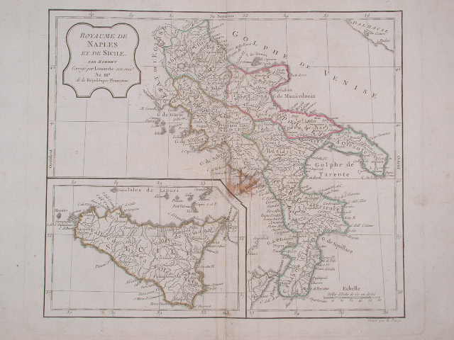 Royaume de / Naples / et de Sicilie