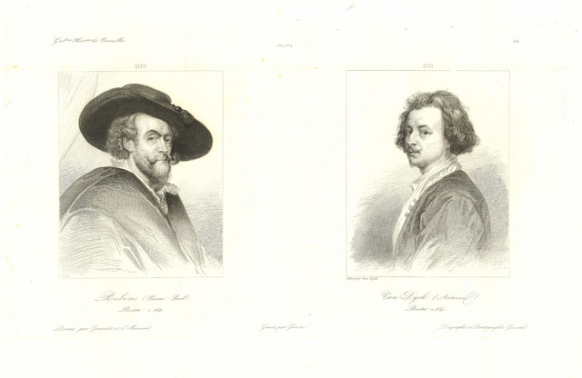 Rubens (Pierre-Paul) Peintre . - Van Dyck (Antoine) Peintre .