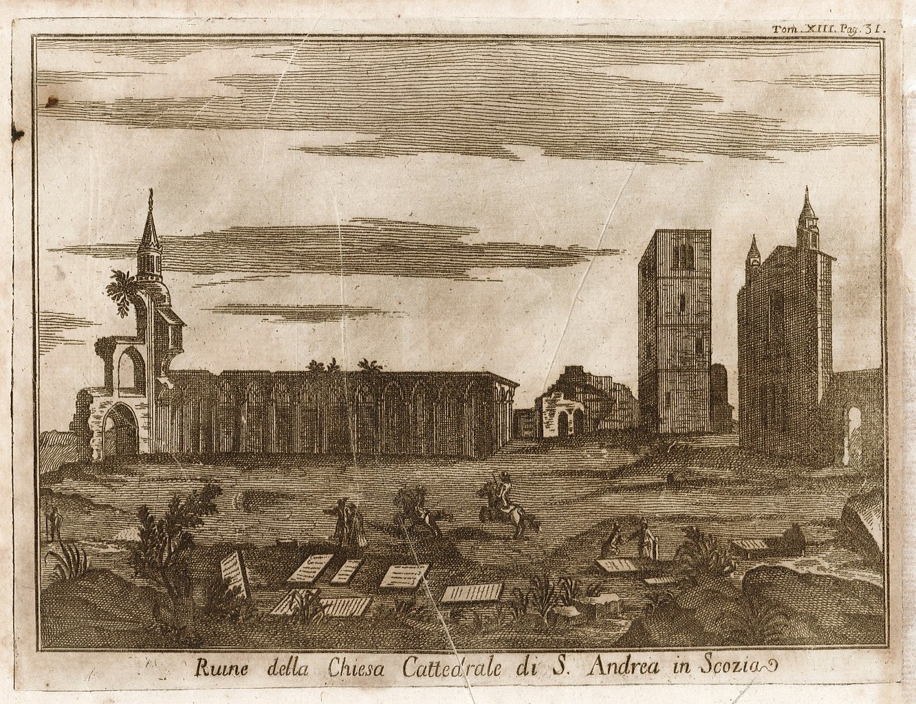 Ruine della Chiesa Cattedrale di S.Andrea in Scozia