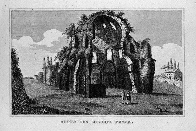 Ruinen des Minerva Tempel