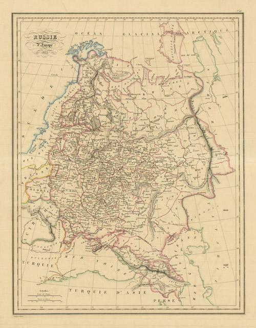 Russie d'Europe 1833