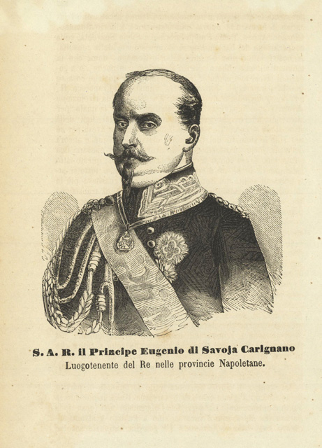 S. A. R. il Principe Eugenio di Savoja Carignano, Luogotente …