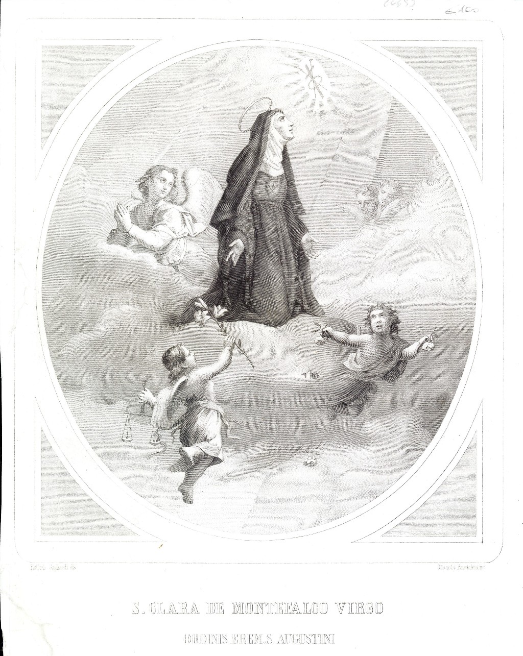 S. Clara de Montefalco Vibro - Ordinis erem S. Augustini