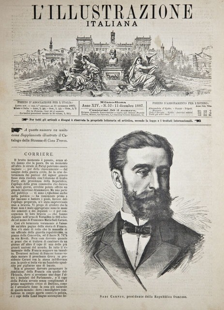 Sadi Carnot, presidente della Repubblica francese