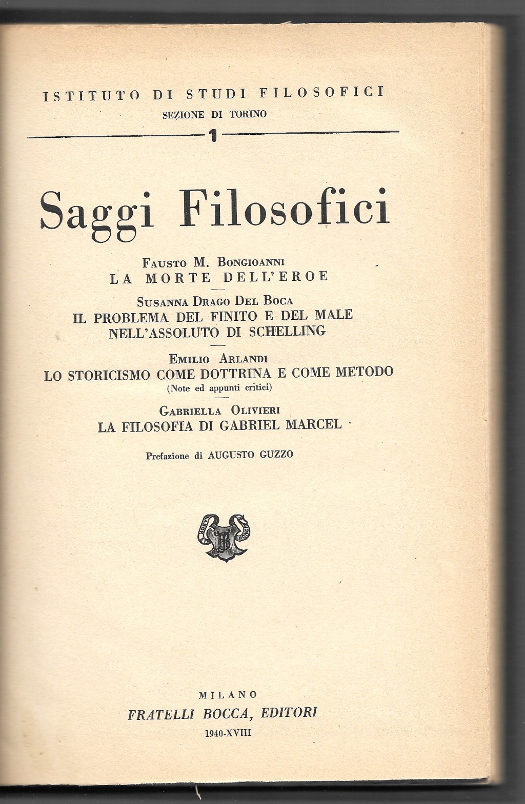 Saggi Filosofici