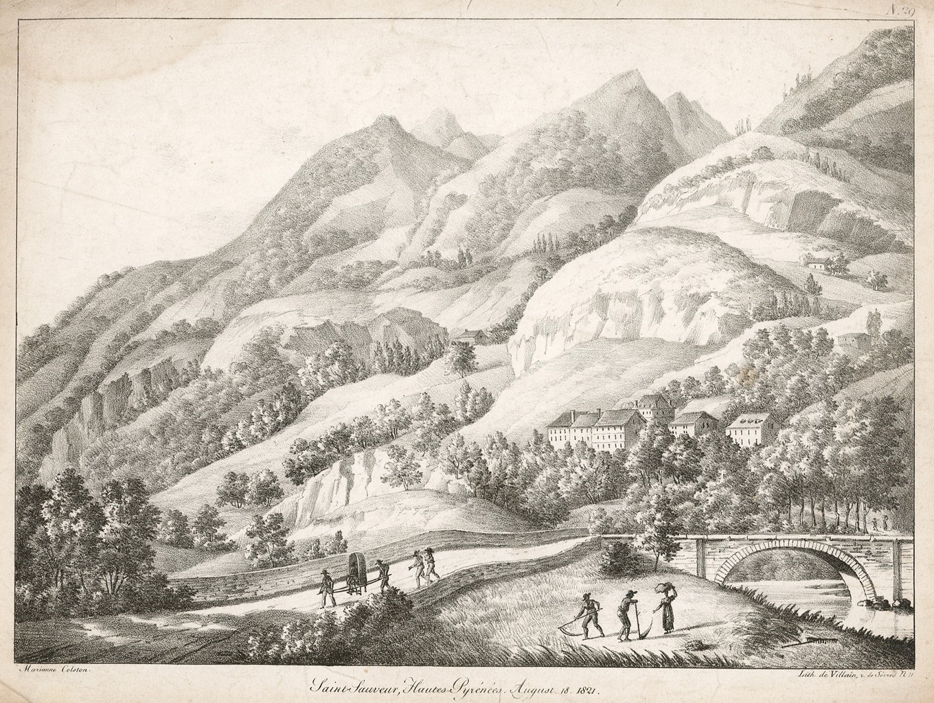 Saint Sauver, Hautes Pyrénées. August 18 1821