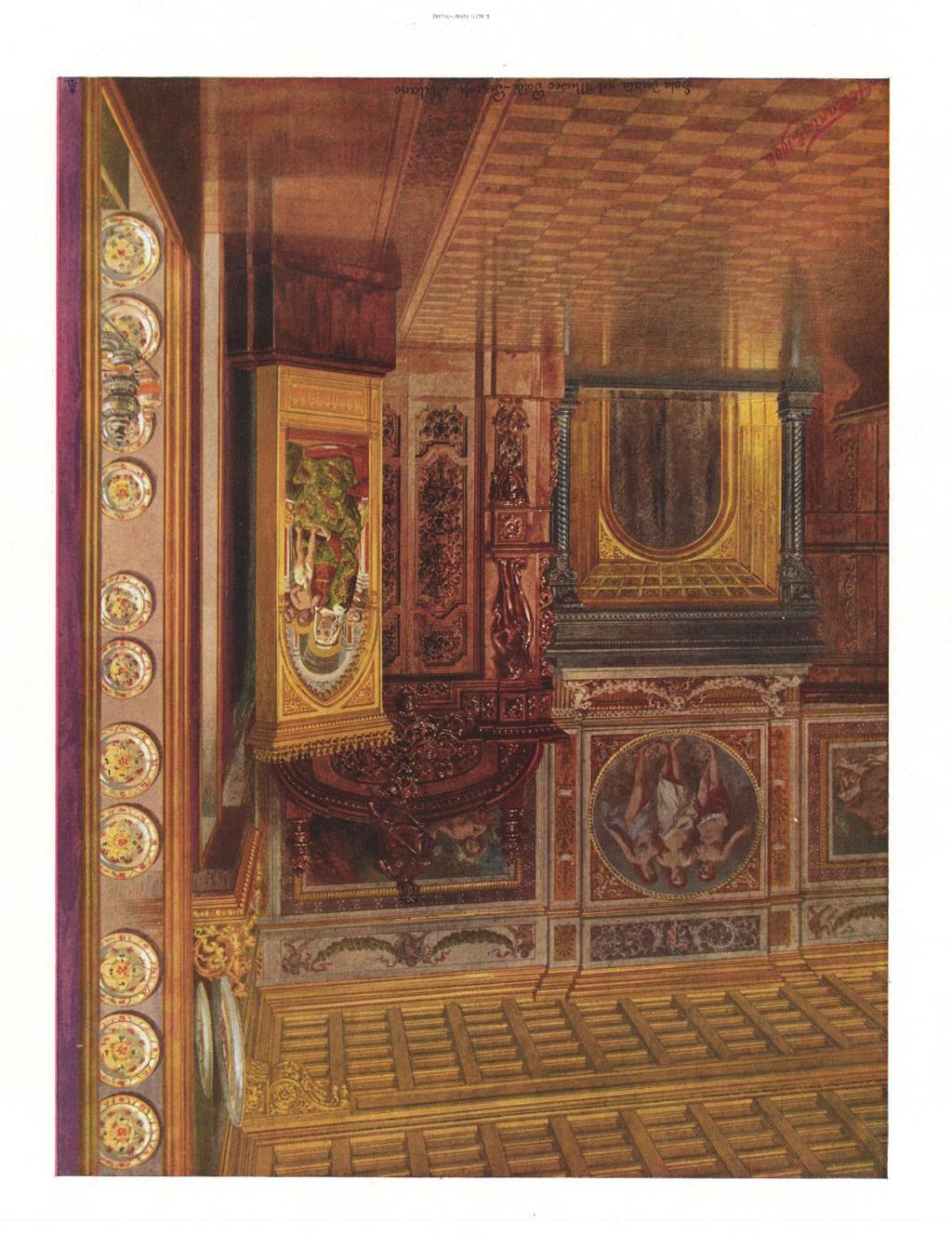 Sala dorata nel Museo Poldi - Pezzoli. Milano