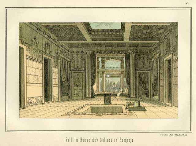 Sall im Hause des Sallust in Pompeji