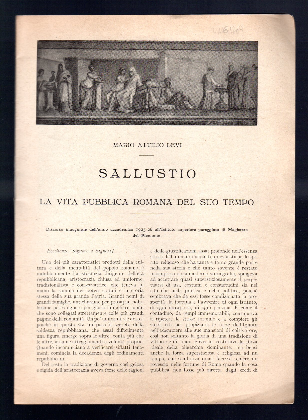 Sallustio e la vita romana nel suo tempo
