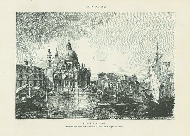 Salon de 1876 – La salute, a Venise