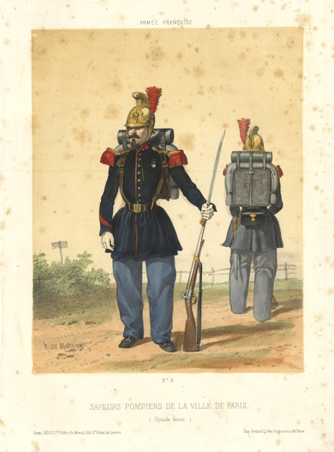 Sapeurs Pompiers de la Ville de Paris (Grande tenue.)