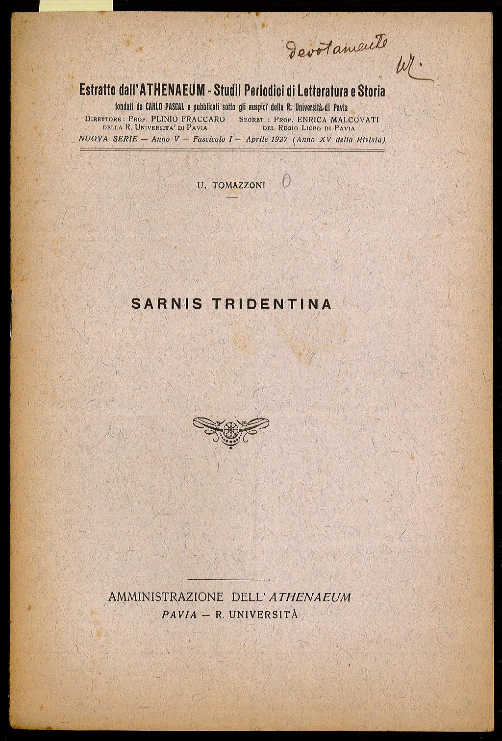 Sarnis Tridentina