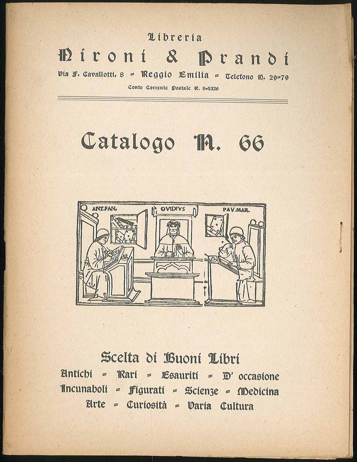 Scelta di buoni libri catalogo n. 66