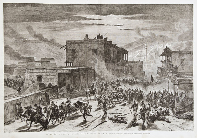 Scene della guerra in Asia.- L’assalto di Kars