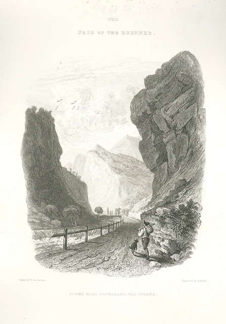 Scene near Primolano, Val-Sugana