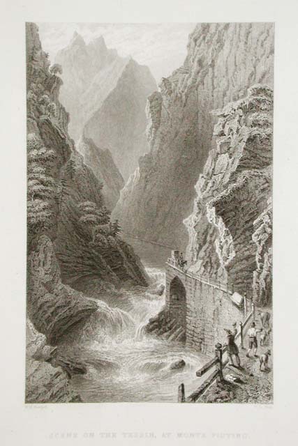 Scene on the Tessin, at Monte Piotino.