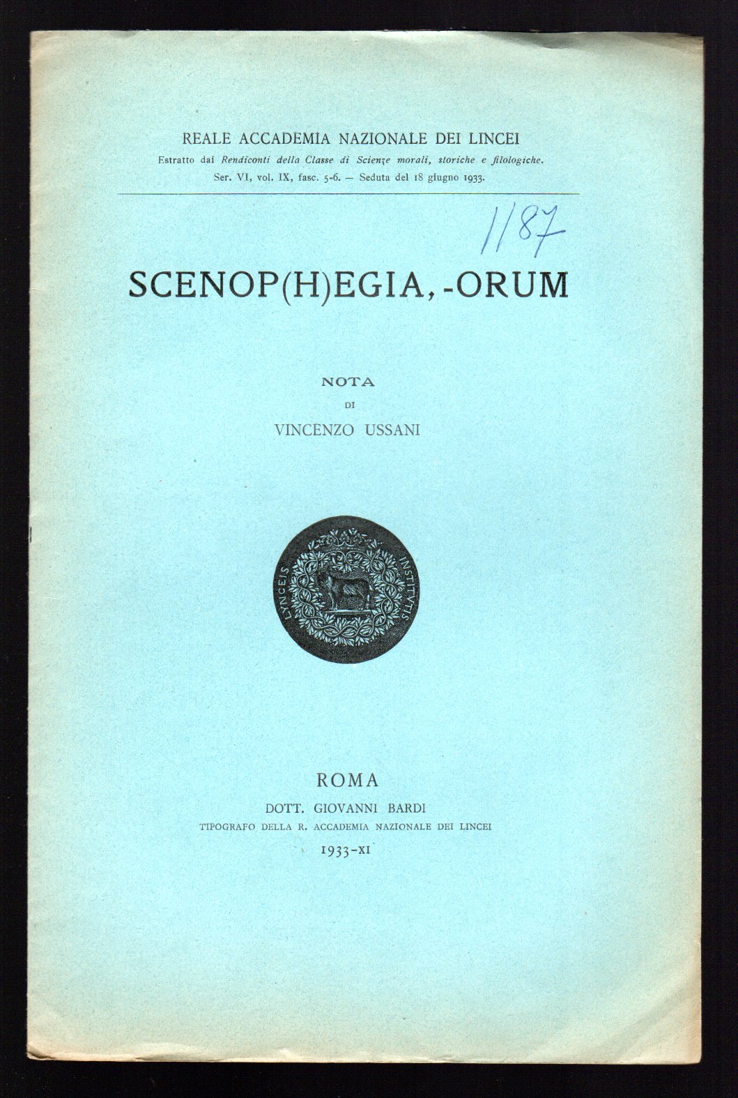 Scenop(h)egia, -orum