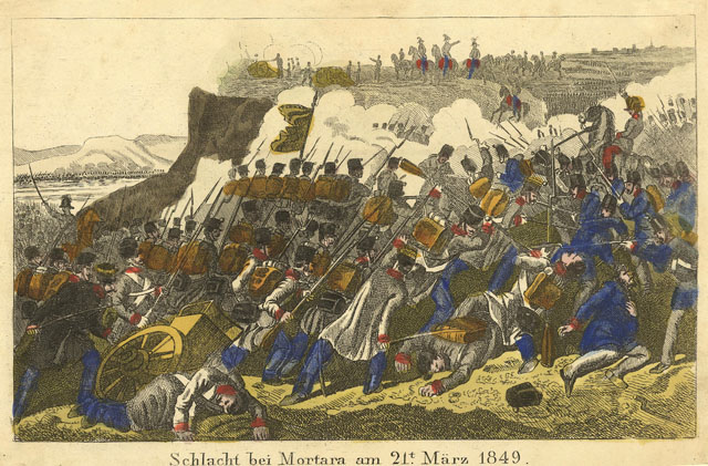 Schlacht bei Mortara am 21.t Marz 1849