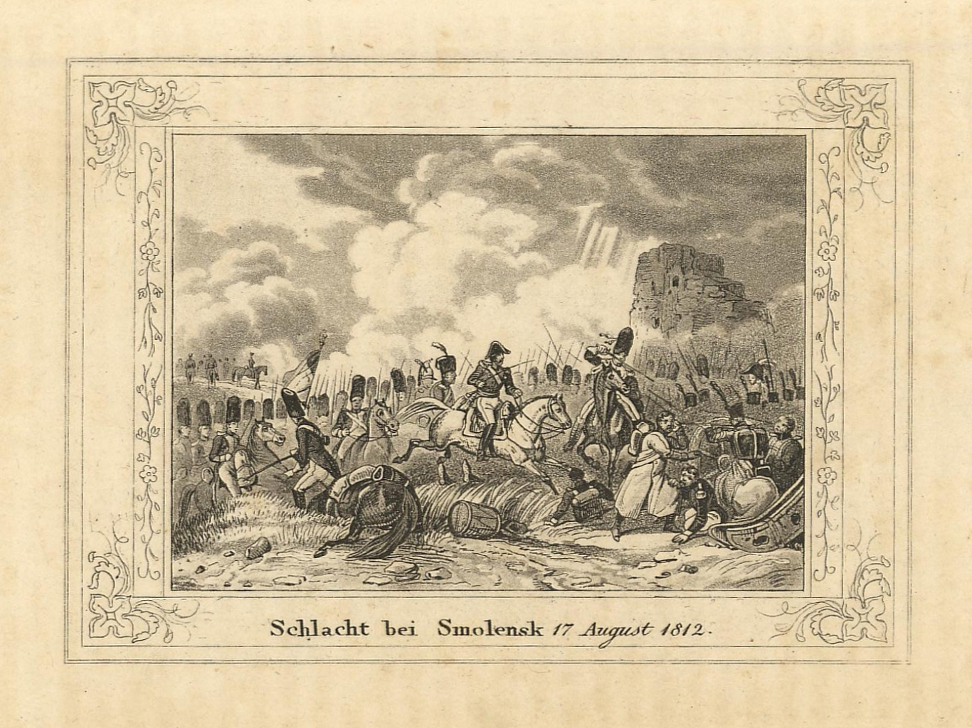 Schlacht bei Smolensk 17 August 1812