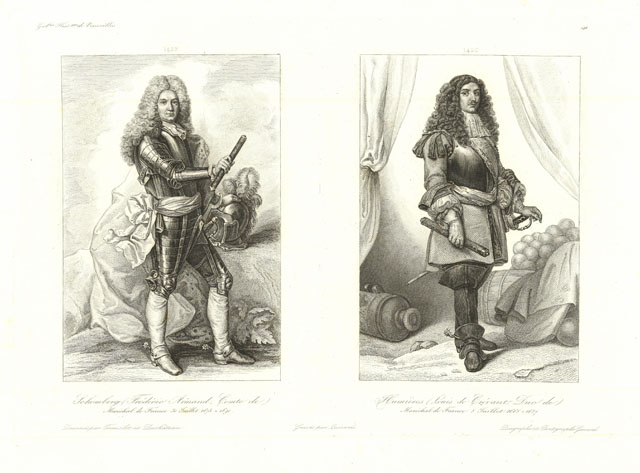 Schomberg (Frédéric Arinand, Comte de) . - Humieres (Louis de …