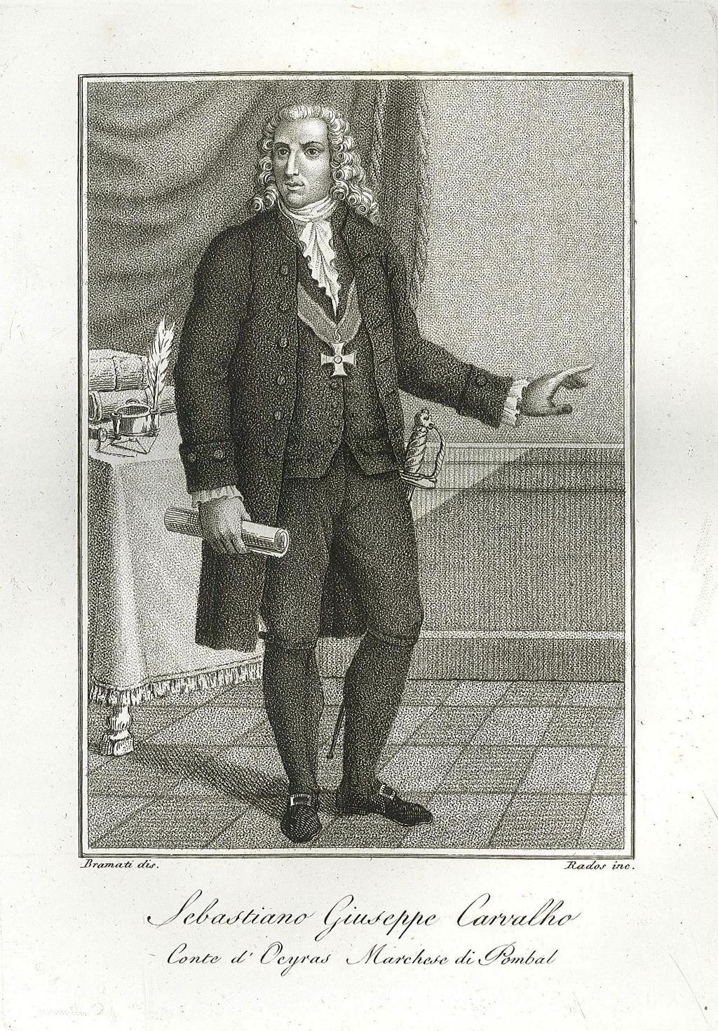 Sebastiano Giuseppe Carvalho Conte d'Oeyras Marchese di Pombal