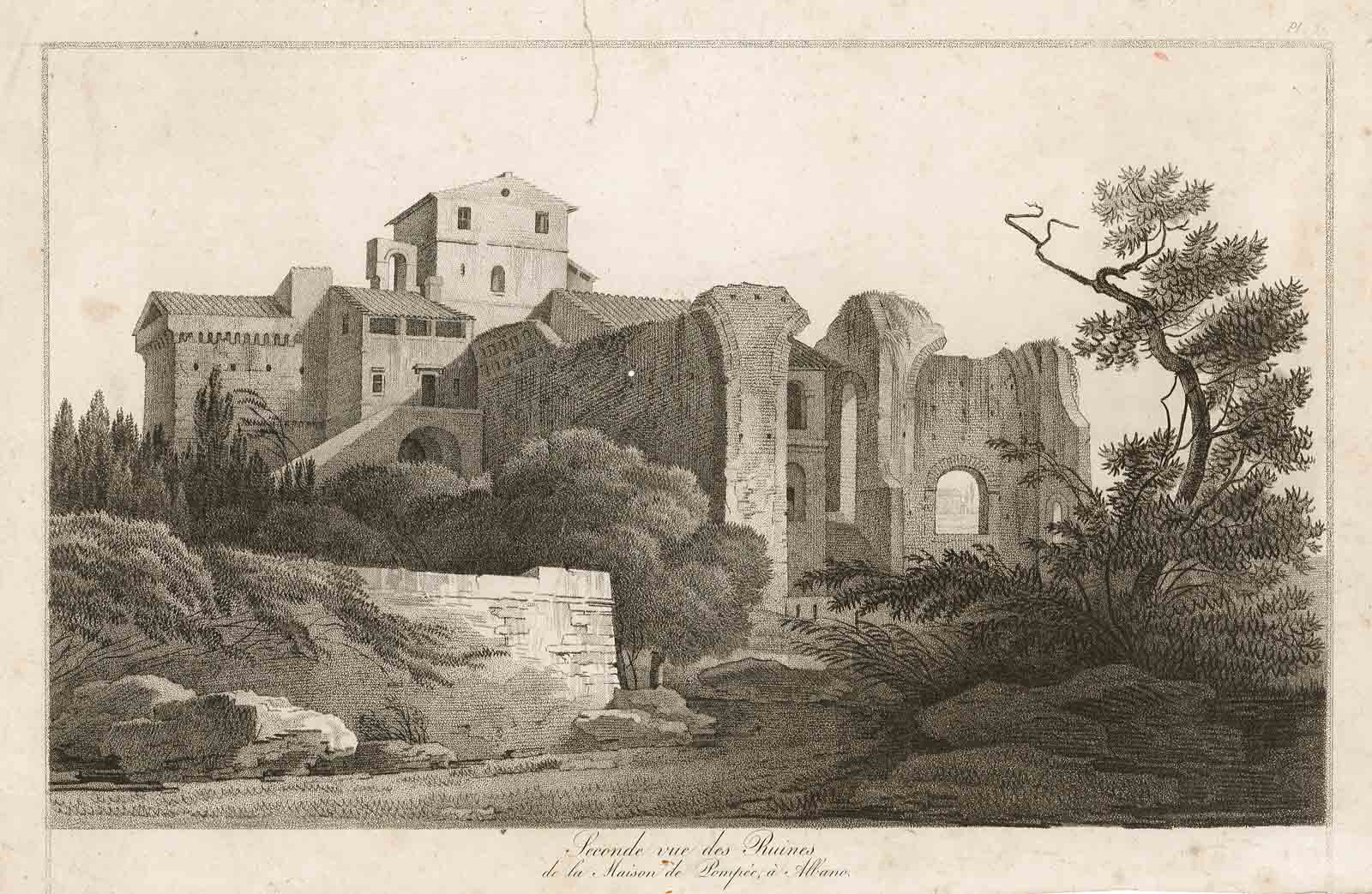 Seconde vue des Ruines / de la Maison de Pompée, …