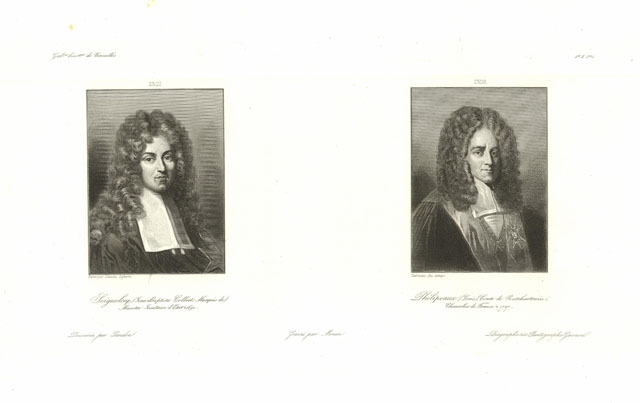 Seignelay (Jean-Baptiste Colbert, Marquise de) . - Phelipiaux (Louis), comte …