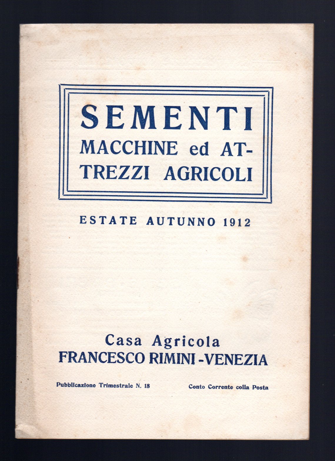 Sementi Macchine ed Attrezzi Agricoli