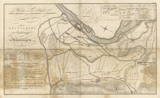 Siege de la tete de pont le Hunningue