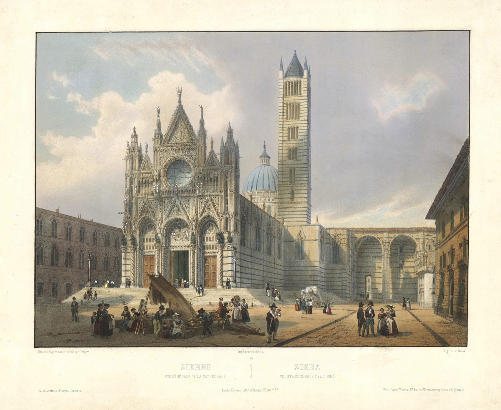 Siena Veduta Generale del Duomo (a sinistra il titolo in …