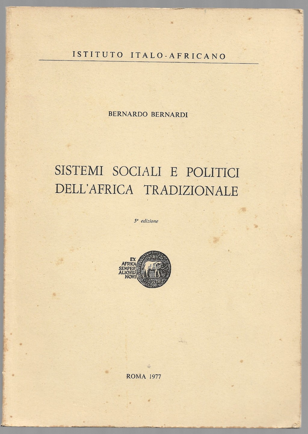 Sistemi sociali e politici dell’Africa tradizionale