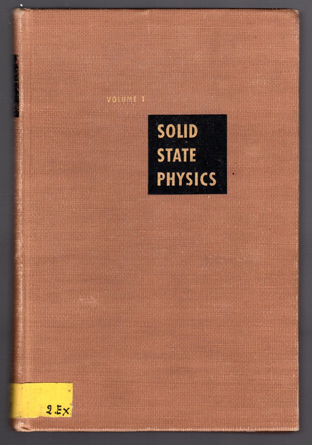 Solid State Physics Volume 1