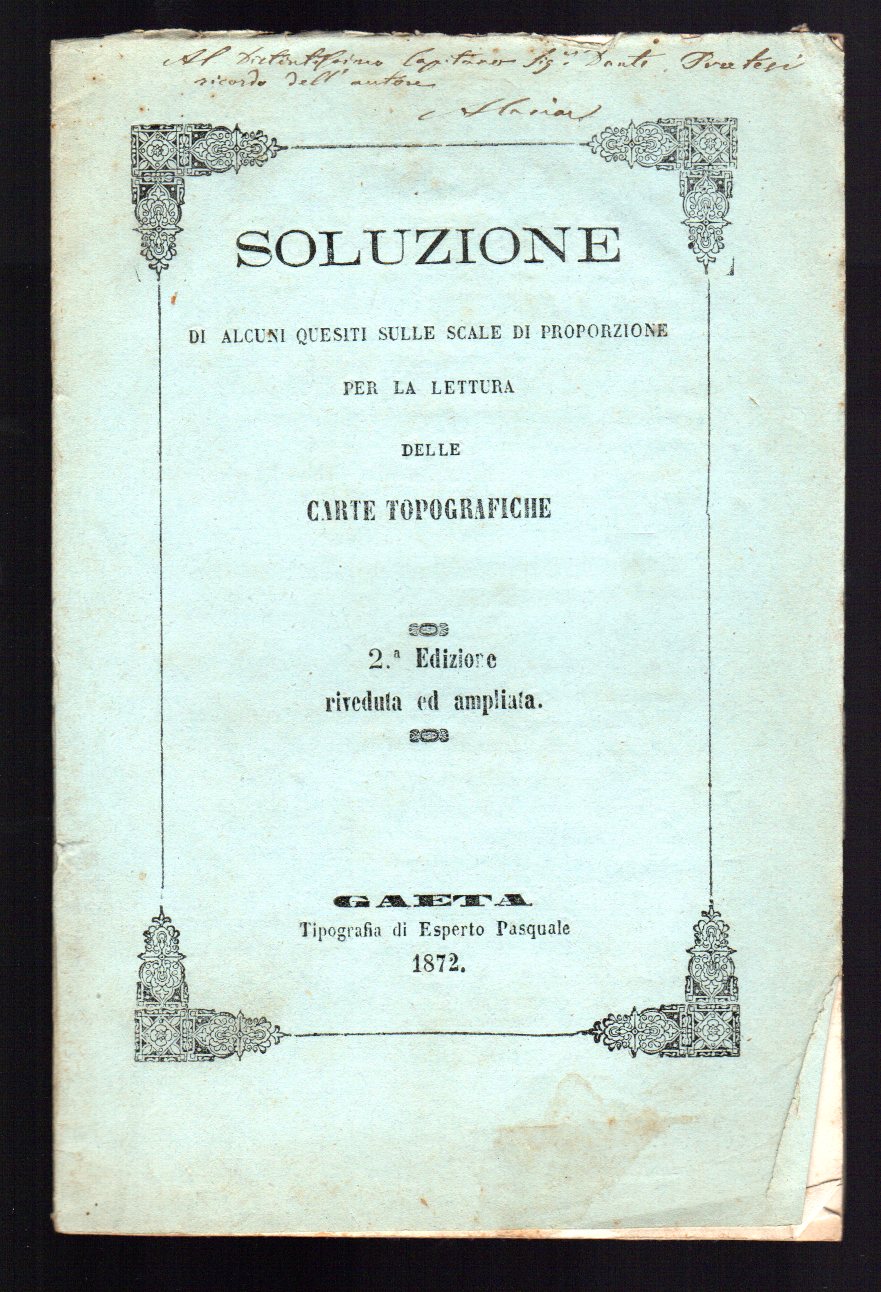 Soluzione di alcuni quesiti sulle scale di proporzione per la …