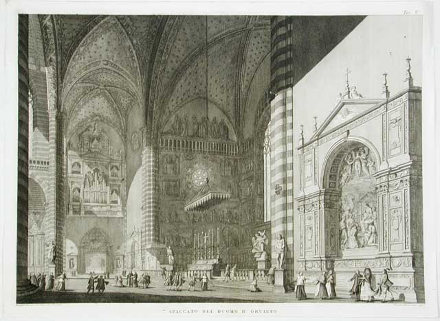 Spaccato del Duomo d'Orvieto