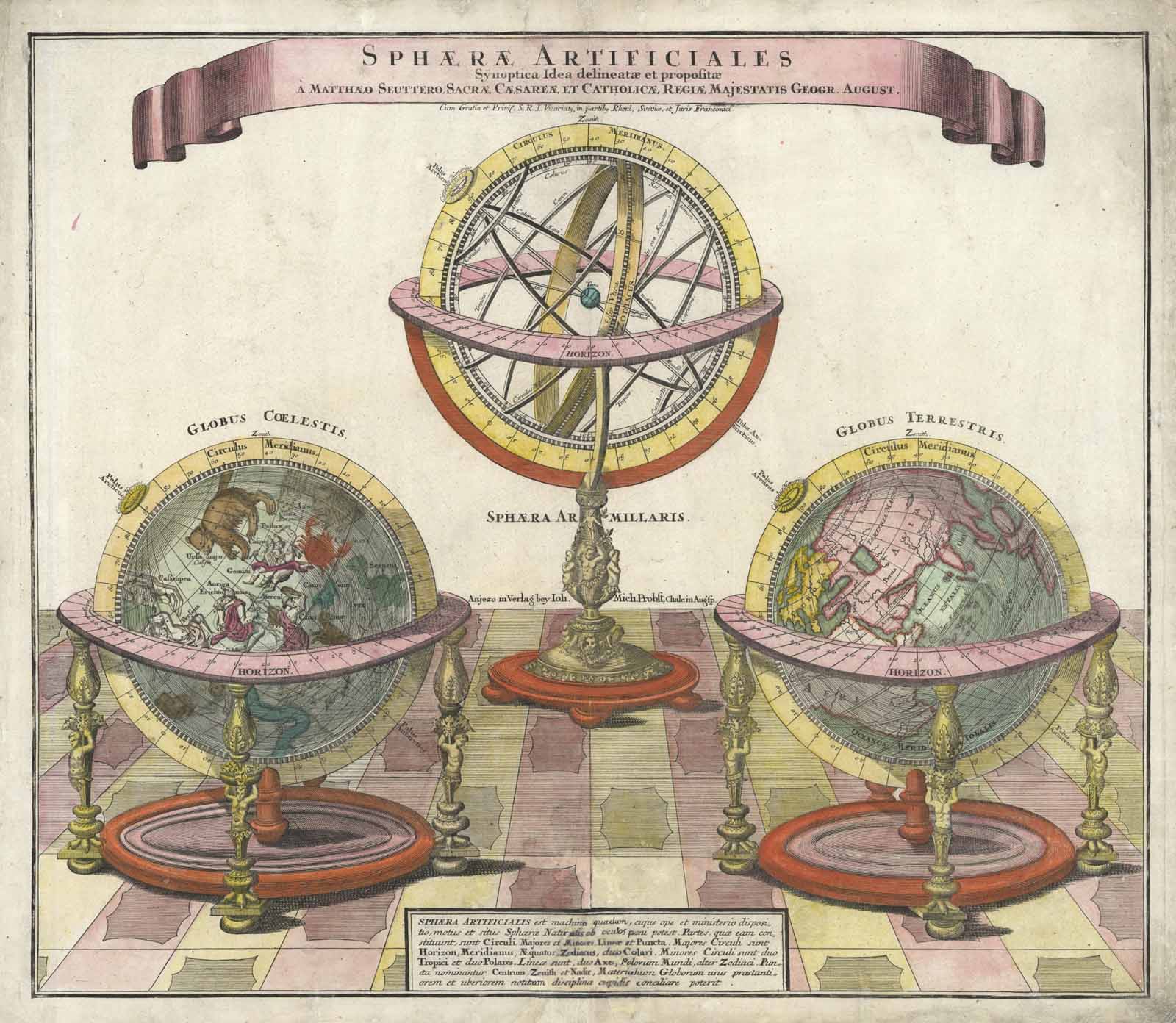 Sphaerae Artificiales Synoptica Idea delineatae et propositae