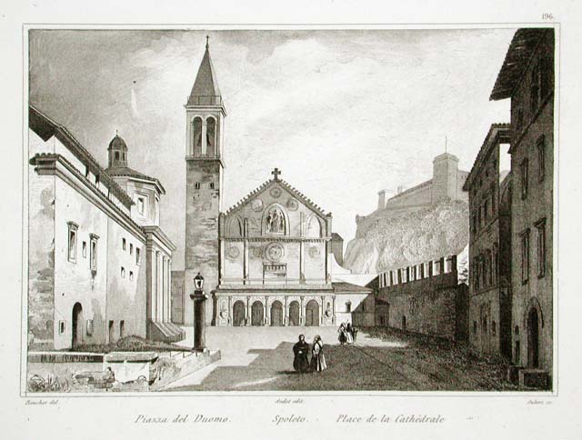 Spoleto. Piazza del Duomo