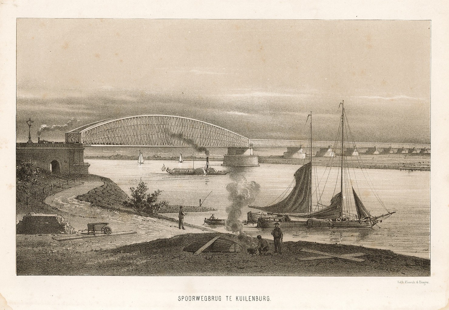 Spoorwegbrug te Kuilenburg