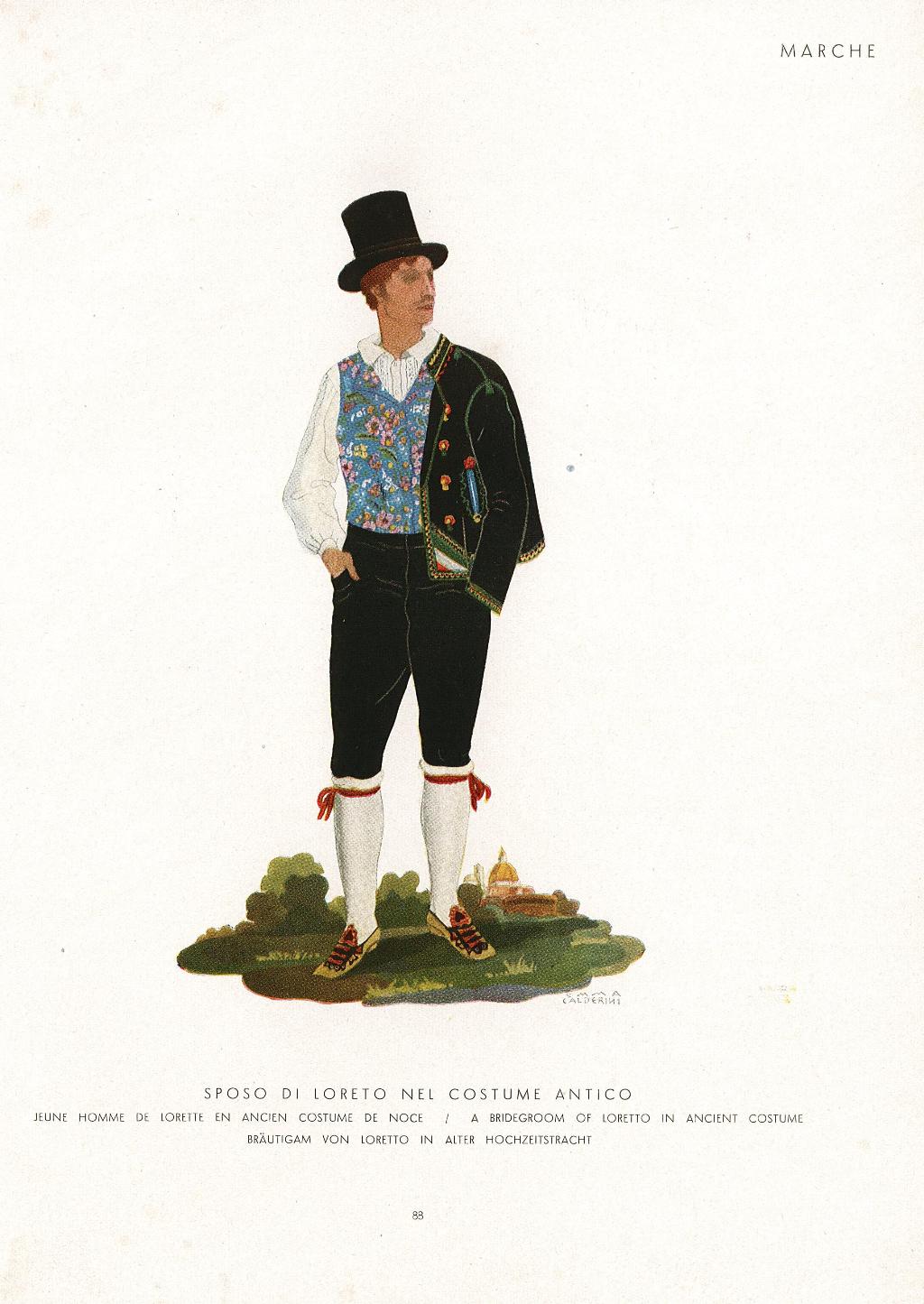 Sposo di Loreto nel costume antico