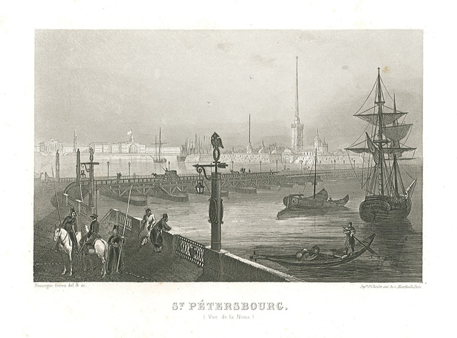 St. Petersbourg (Vue de la Newa)