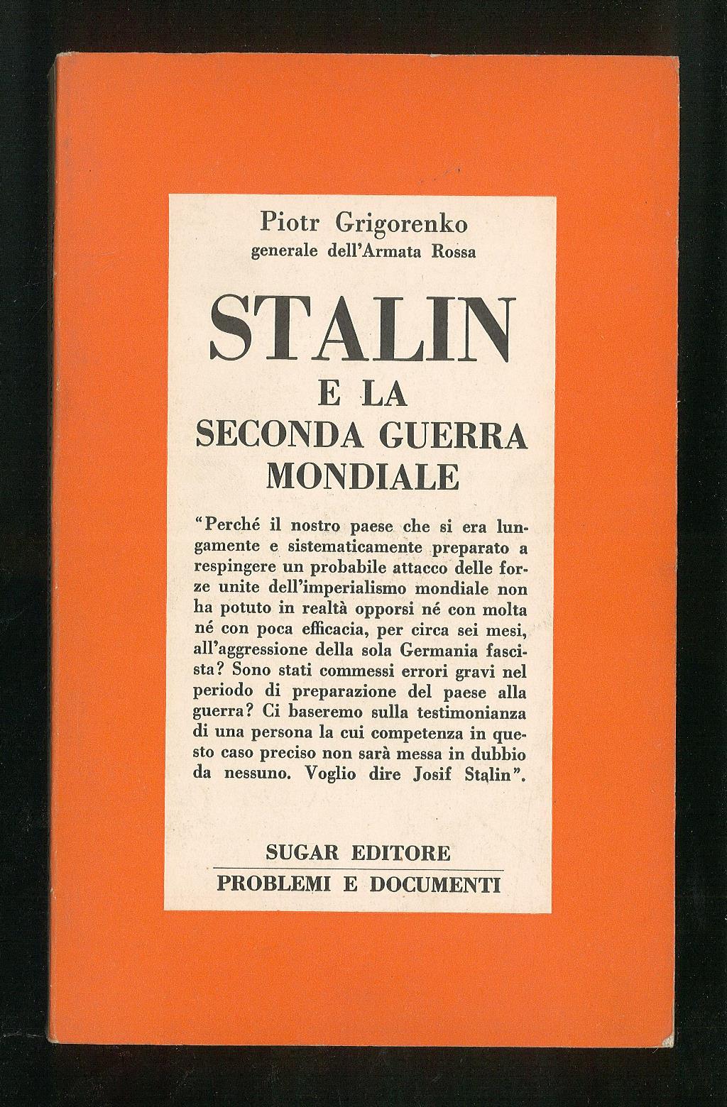 Stalin e la Seconda Guerra Mondiale