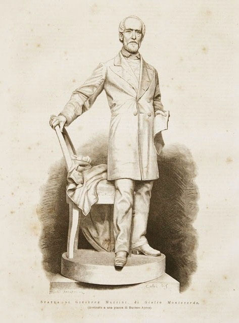 Statua di Giuseppe Mazzini, di Giulio Monteverde