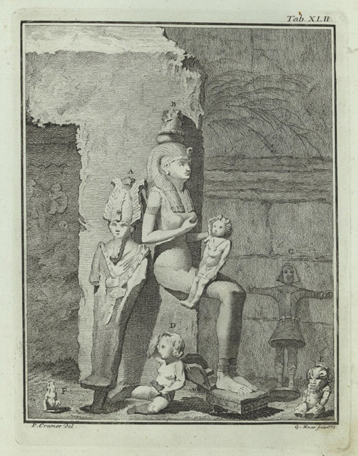 Statue egizze (senza titolo)