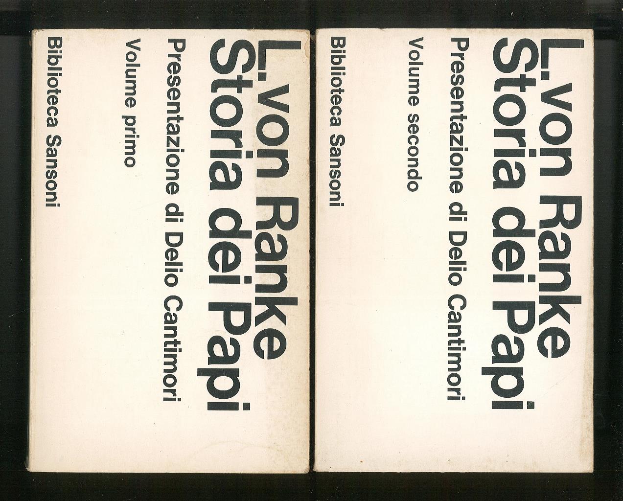 Storia dei papi - Vol I e II