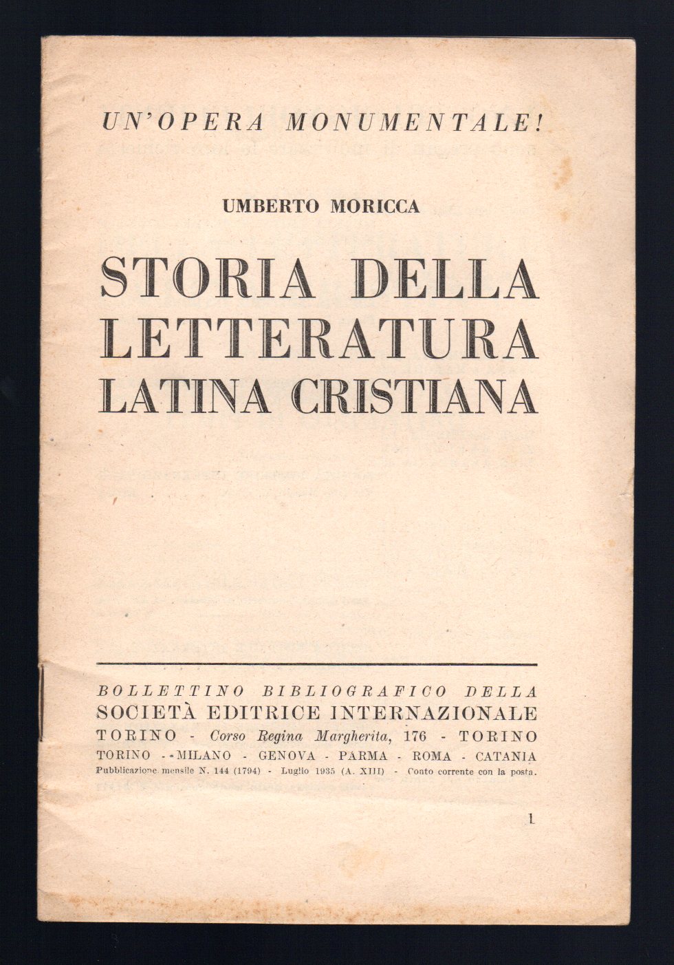 Storia della letteratura latina cristiana