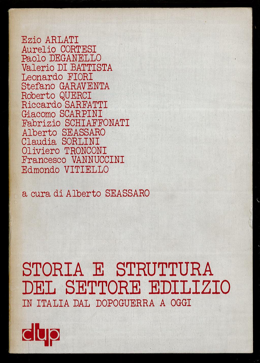 Storia e struttura del settore edilizio in Italia dal dopoguerra …