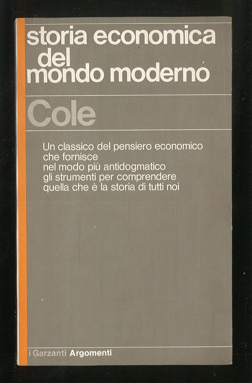 Storia economica del mondo moderno