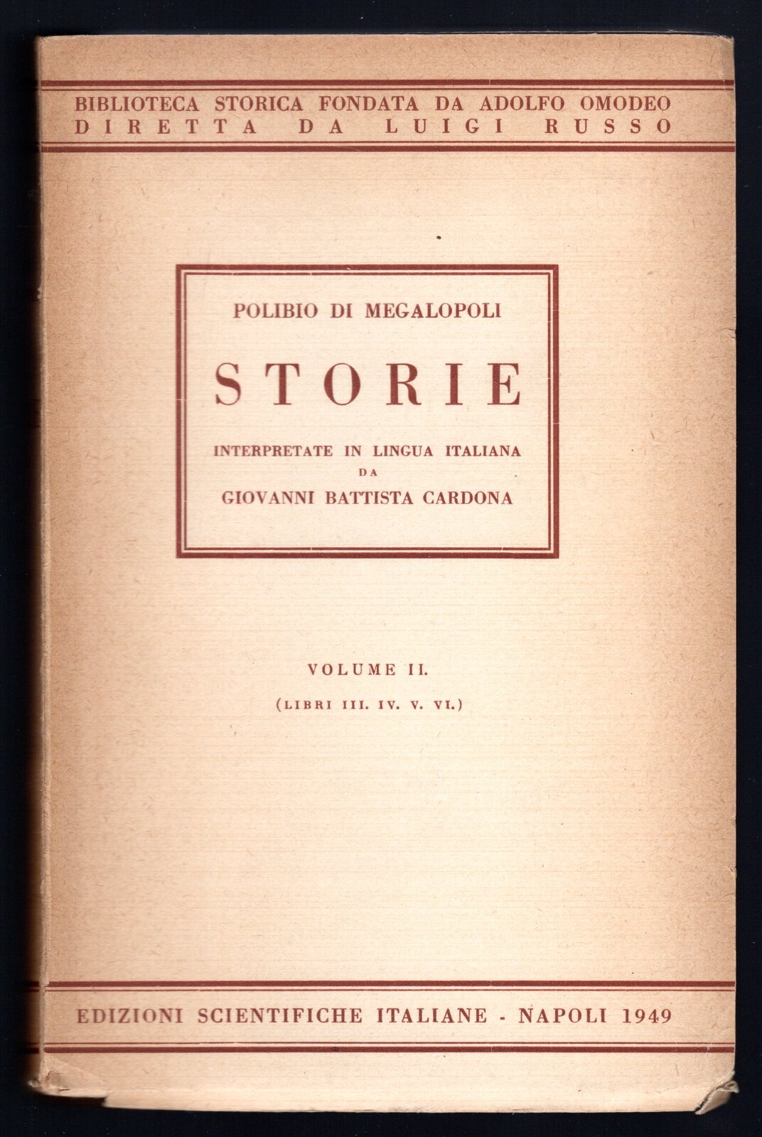 Storie interpretate in lingua italiana da Giovanni Battista Cardona