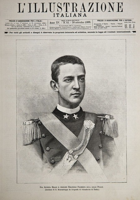 Sua Altezza Reale il principe Emanuele Filiberto duca delle Puglie